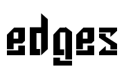 edges Font Image