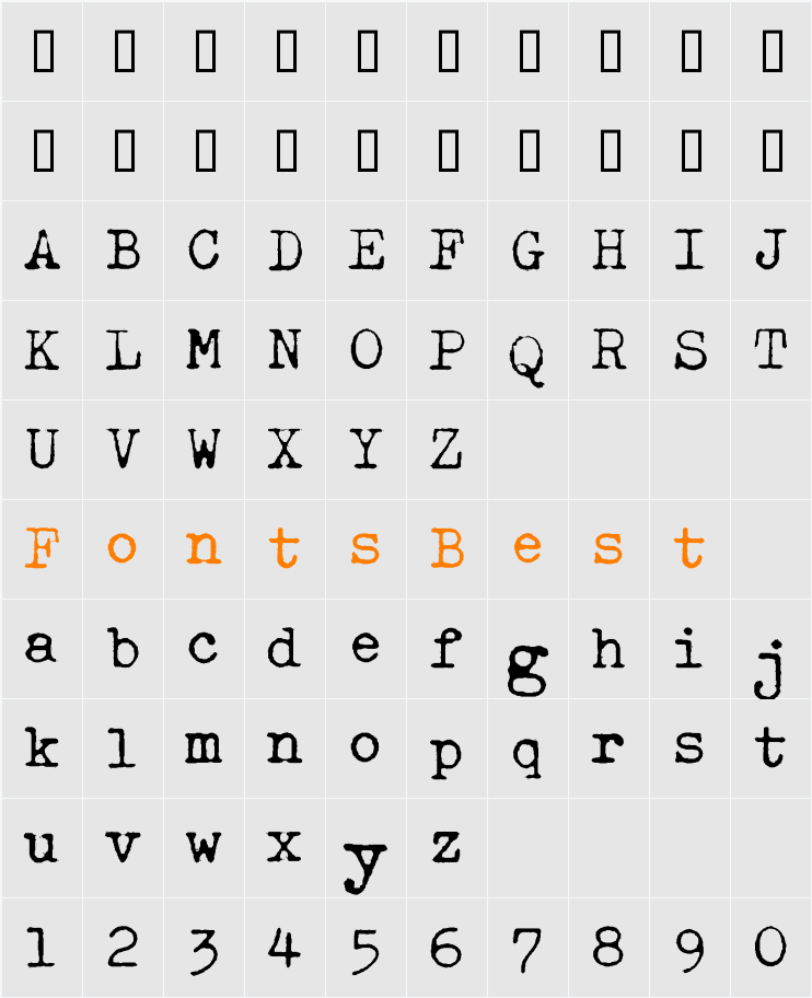 Esat Hoxha NRML Character Map