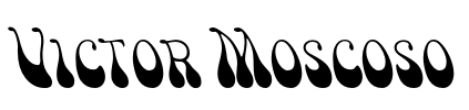 Victor Moscoso Font Image