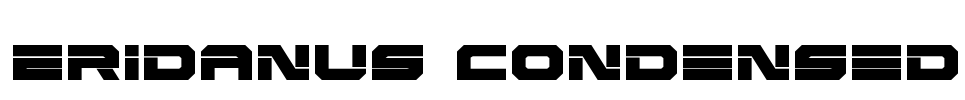 Eridanus Condensed Font Image