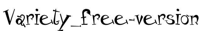 Variety_free-version Font Image