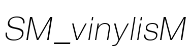SM_vinylisM Font Image