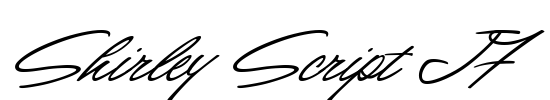 Shirley Script JF Font Image
