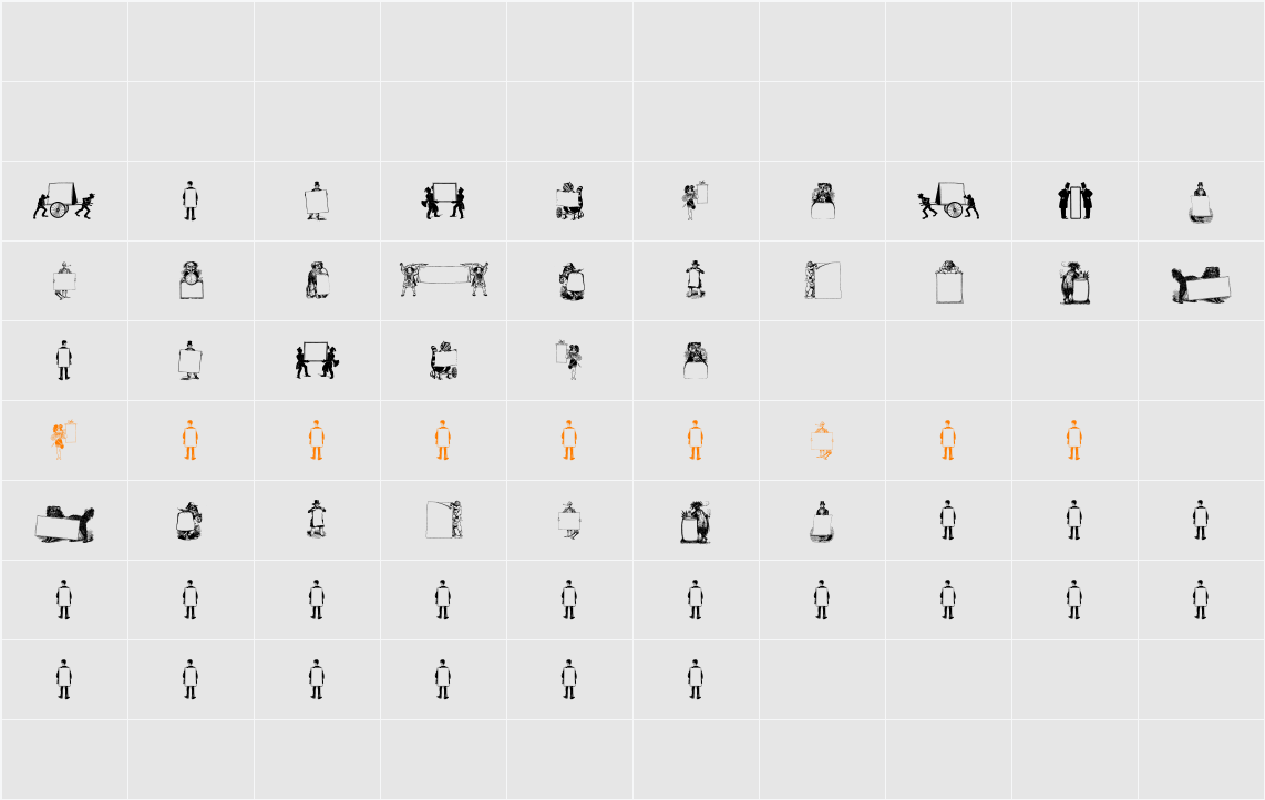 Picture Squares Character Map