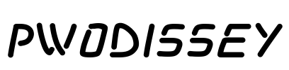 PWOdissey Font Image