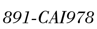891-CAI978