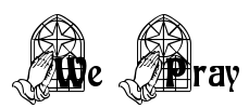 We Pray Font Image