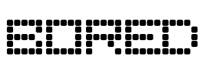 Bored Font Image