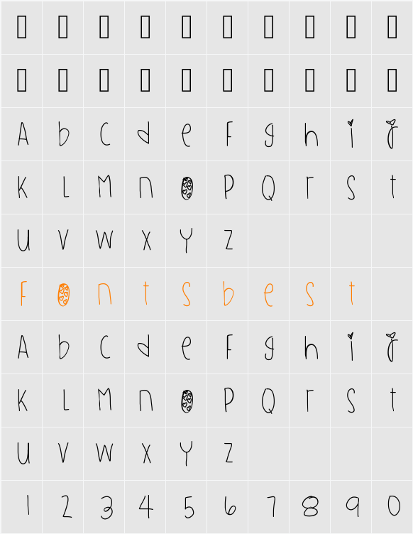 GoodNeighbor Character Map