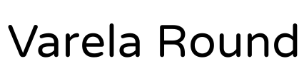 Varela Round Font Image