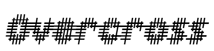 Overcross Font Image