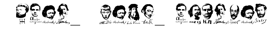 Thart_World_Painters Font Image