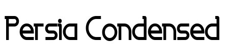 Persia Condensed Font Image
