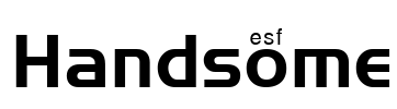 Handsome Font Image