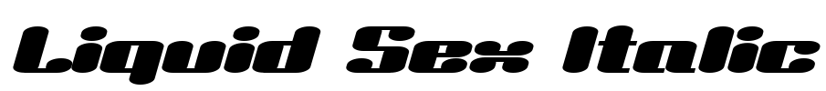 Liquid Sex Italic