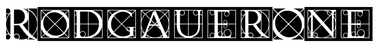 RodgauerOne Font Image