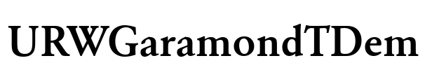 URWGaramondTDem