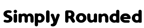Simply Rounded Font Image