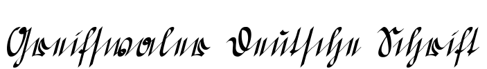 Greifswaler Deutsche Schrift