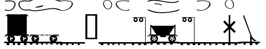 XLaserTrain Font Image