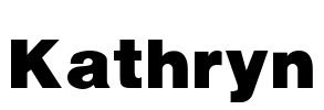 Kathryn Font Image