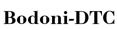 Bodoni-DTC