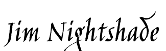 Jim Nightshade Font Image