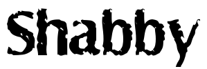 Shabby Font Image
