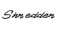 Shredder Font Image