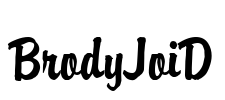 BrodyJoiD Font Image