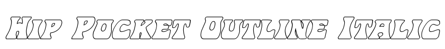Hip Pocket Outline Italic