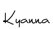 Kyanna Font Image