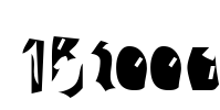 15teen Font Image