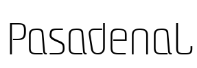 PasadenaL Font Image