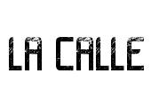 LA CALLE 6 Font Image