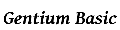 Gentium Basic