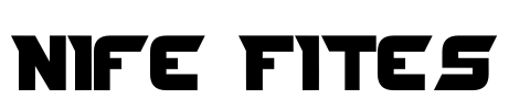 Nife Fites Font Image