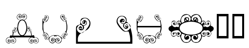 HDGEMS5 Font Image