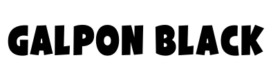 Galpon Black Font Image