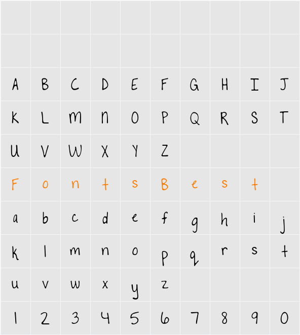 To The Point Character Map