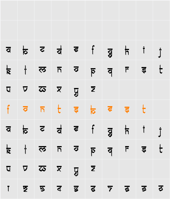 biling mi marathi Character Map