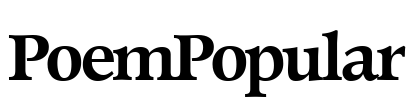 PoemPopular Font Image