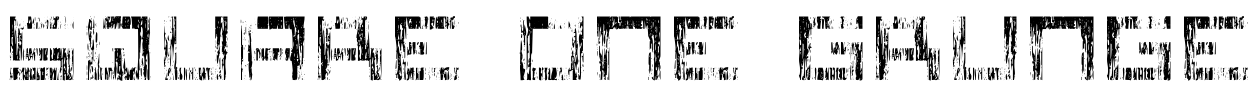 Square One Grunge Font Image