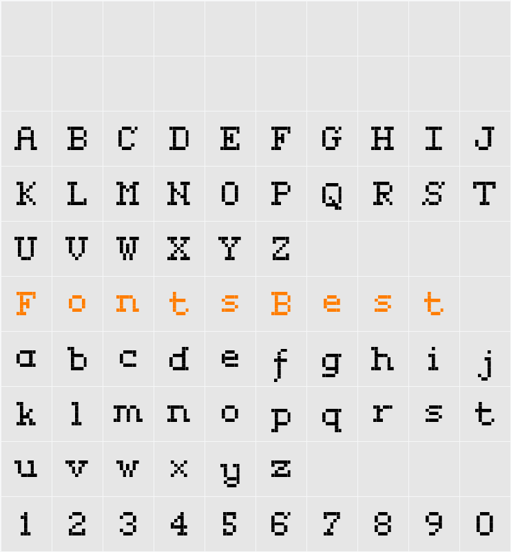 Rififi Serif Character Map
