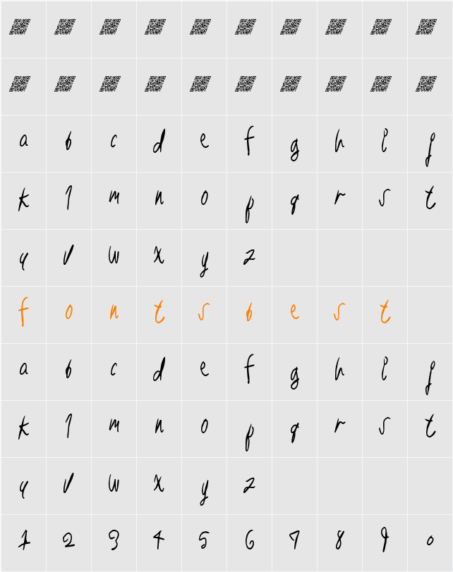 RightPlace Character Map