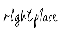 RightPlace Font Image