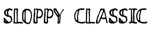 Sloppy Classic Font Image