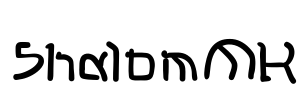 ShalomMK Font Image