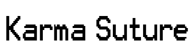 Karma Suture Font Image