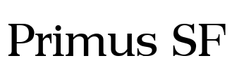 Primus SF Font Image